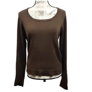 Tribeca Studio Silk Scoop Neck Sweater Sma…